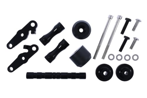 Tampons de protection Yamaha XSR 125 155 roulettes moto noir