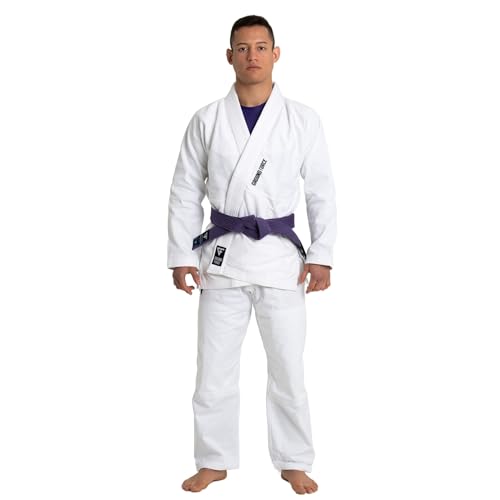 Kimono Jiu-Jitsu Ground Force Basic Gi V2 blanc pour entraînement