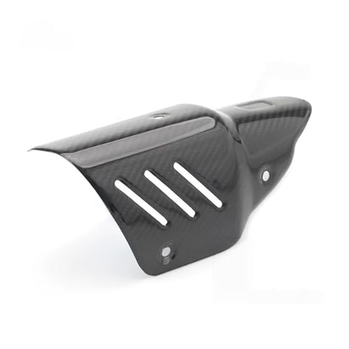 Bouclier thermique moto en carbone pour protection motocross