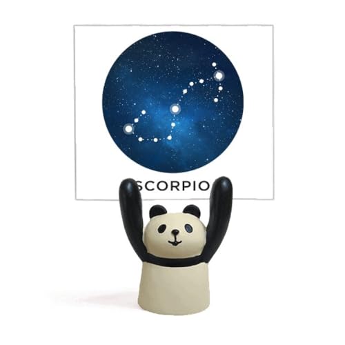 Support pour mémo et porte-carte星座 design panda