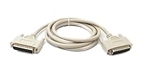 System-S D Sub Kabel 150 cm 25 Pin Stecker zu Stecker RS530 Adapter in Grau