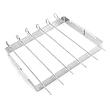 GANAZONO Churrasqueiras A Carvão Portáteis Carvao Churrasqueira A Carvão Rack E Espetos Churrasqueira Shish Kabob Espetos Shish Kabob Com Acessórios Para Churrasco Rack Conjunto De
