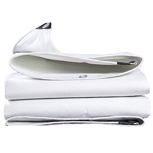 Bâches de sol camping imperméables blanches 3x4m bâche de protection - 2