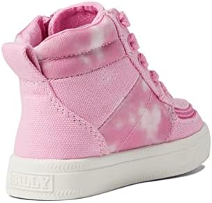 BILLY Footwear Kids Street for Toddlers - Zip Around Closure, Cushioned & Removable Insole Sleek Style Sneakers - Pink Tie-Dye 8 Toddler M | Image 3
