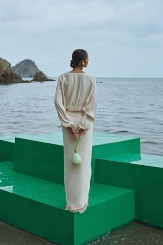 BAOBAB Women's Deep-V Maxi Dress - Alexa4