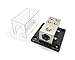 Bissou 4 Way Power Distribution Block, 1/0 Gauge x 1 in 4 Gauge x 4 Out Ground Distributor for Car Audio Amplifier Splitter 1pcs