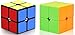 2 Pack Qiyi Qidi S 2x2 Stickerless Speed â€‹â€‹Cube Color Magic Cube Puzzle by GINFH