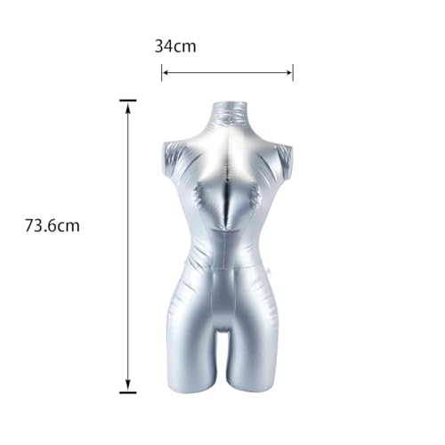 Alide Schaufensterpuppen-Modellständer, Flexibles Werkzeug für den halben menschlichen Körper einer weiblichen Schaufensterpuppe, Kompakter tragbarer Ausstellungsständer für Damenbekleidung
