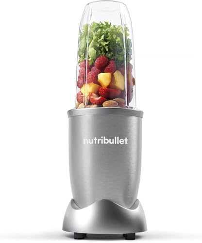 nutribullet Pro 900 Watt, Blender Électrique, Hachoir, tasse de 700ml, Argent, NB904S