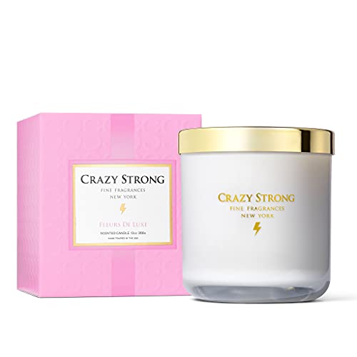 Crazy Strong Fleurs De Luxe 13 Oz. 2-Wick Floral Scented Candle #TOP12