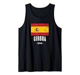 Girona España | Souvenir Linda Ciudad - Bandera Española - Camiseta sin Mangas
