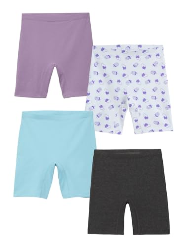 Image of mackly Girls Inner Shorts (Pack of 2) | 2-in-1 Seamless Panty Shorts with Gusset | Soft Breathable Base Layer for Dresses, Skirts