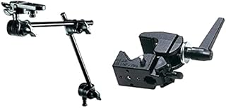Manfrotto 196B-2 Single Arm 2 Section with Camera Bracket, Black