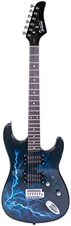 Home Electric Guitar GST-E Double Pickup Bag Strap Paddle Rocker Cable Wrench Tool Black 3-7 Days Delivery