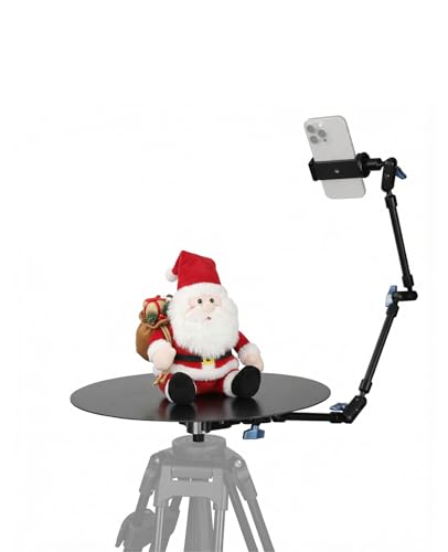 360 Degree Rotation Smartphone Spinner,DIY Photography Turntable Photo Booth for