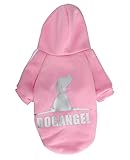 💕💕 Hauptmaterial: 100% nagelneu und hochwertig, 65% Baumwolle, 35% Polyester, hochwertiges atmungsaktives weiches und bequemes Baumwollmaterial, um Ihren Welpen warm zu halten.