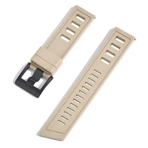 Bracelet montre de plongée FKM 20mm parfait du bureau aux sessions de surf intenses