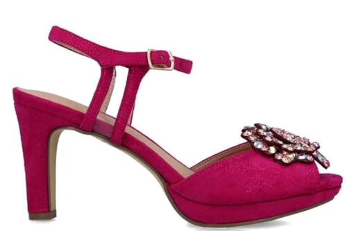 Menbur Sandalias de tacón PUPPIS 23852 en buganvilla - Mujer color: Morado talla: 36