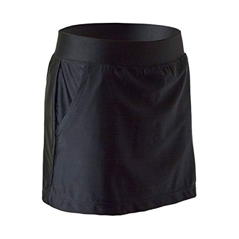 UV SKINZ UPF 50+ Womens Active Swim Skirt (2XL, Black) Cover