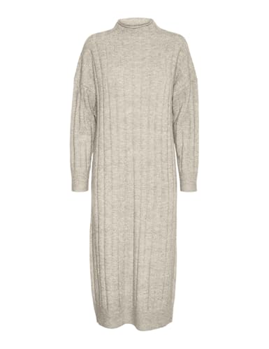 VERO MODA Vmwilla LS Funnelneck 7/8 Dress Ga Boo Vestito,