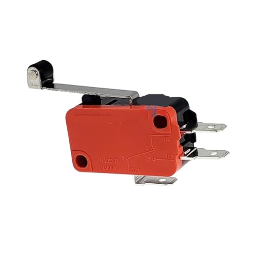 Micro-interrupteur à rouleau à levier long RV-166-1C25 momentané 16A