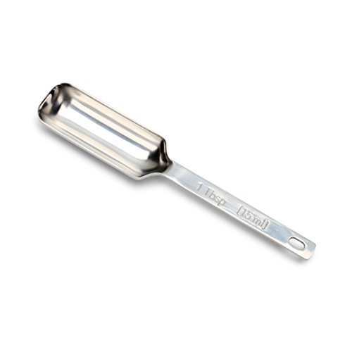 2lbDepot Tablespoon Measuring Spoon tbsp Heavy-Duty Stainless Steel Narrow Long Handle Fits in Spice Jar One Table Spoon