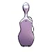 MI&VI CP-7006 Pure Poly Carbon Fiber Cello Case 4/4 Hard Shell 10lb (Full Size) with Wheels | Carry Straps | Rigid Protection | Tough Shell (Purple)