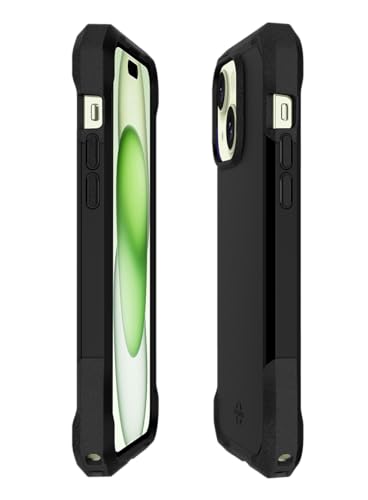 Coque robuste iPhone 15 Itskins ARMOR R SOLID hybride mince anti-chocs noir - 6