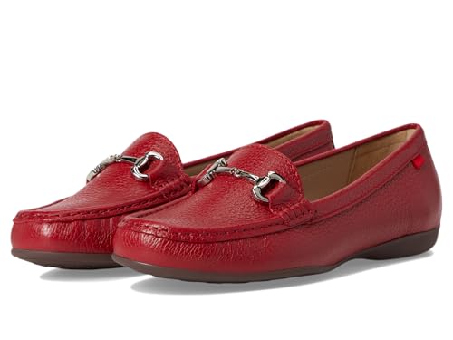 Image of Women's Genuine Leather Slip on Buckle Loafer