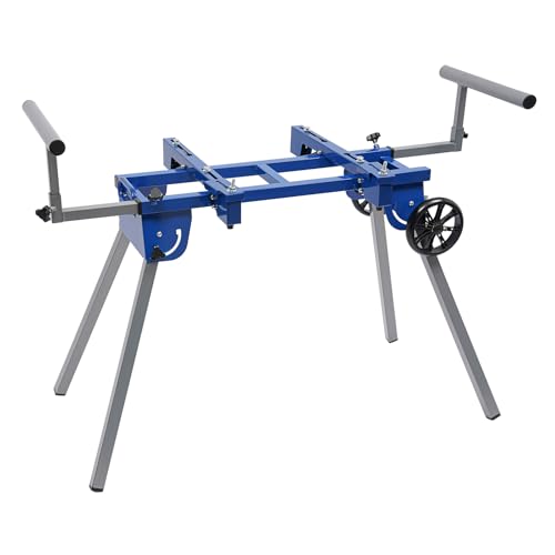 HarBin-Star Base de mesa de trabajo, soporte para sierra de corte transversal, estructura de máquina, altura 870 mm, banco de trabajo móvil hasta 150 kg, banco de trabajo para sierras tronzadoras y