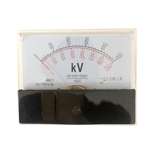 Voltmètre analogique CA 80x100 mm indicateur de tension alternative pour transformateur