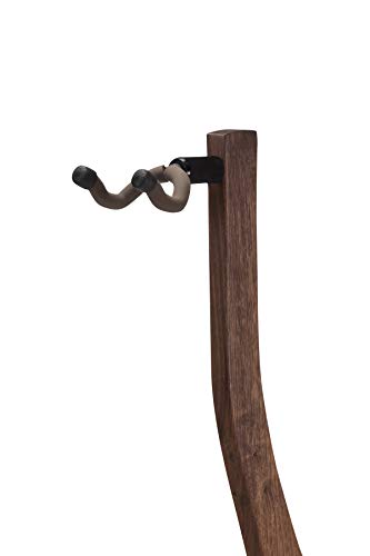 Zither Wooden Guitar Stand - Handcrafted Solid Walnut Wood Floor Stands Best For Acoustic, Electric And Classical Guitars, Made In Usa #TOP4