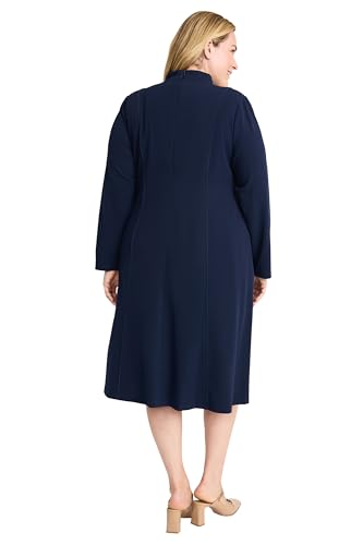 Maggy London Women's Elegant V-Neck Long Sleeve Knee-Length Fitted Silhouette-Business Casual Dresses3