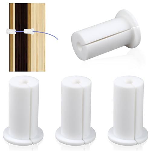 Abeillo 4Pcs Starlink Cable Routing Kit for 1 Inch Wall Hole, Silicone Wall Grommets for Cables,Starlink Accessories, for Starlink Ethernet Cable (White), 581968_1_nZJawvauN