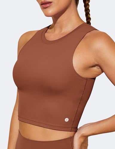 Image of Natural Feelings Nudi Sports Bras for Women Removable Padded Yoga Tank Tops Sleeveless Fitness Workout Crop Tops