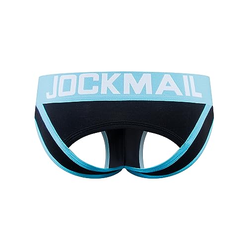 Sexy Herren Boxershorts Jockstrap Männer Sexy Unterwäsche Rückenfreies Gesäß Herren Strings Schwule Unterwäsche (XXL, 312SCHWARZ)