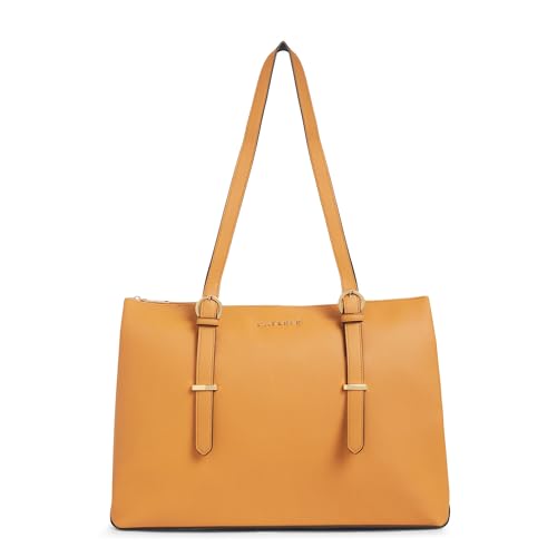 Image of Caprese Regina 16 Inch Laptop Compatible Large Tote Bag for Women | Stylish, Durable, Multi-Compartment Design for Work, Travel, Shopping | Comfortable Straps Shoulder and Handheld Bag