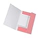 Produktbild Original Falken Sammelmappe PastellColor. Aus extra starkem Karton mit 3 Klappen und Gummiband für DIN A3 Pastell-Farbe Flamingo_Pink Aufbewahrungs-Zeichen-Mappe für die Schule
