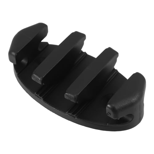 NAMOARLY Heavy Duty Black Nylon Marine Cleat Durable Rope Cleat for Boats Kayaks and Canoes for Docking and Anchoring No Screws Included