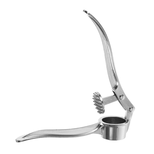 GRIRIW Hand Press Garlic Chopper Manual Garlic Mincer Compact and Portable for Ginger and Chili Easy to Clean and Maintain