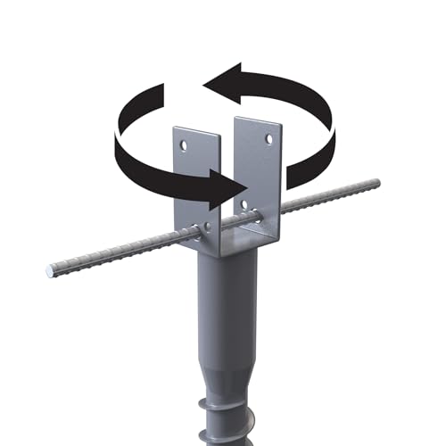 Mayne 580D No Dig Ground Anchor - 3.75In X 2.88In X 26.75In - Includes Lag Bolts thumb #1