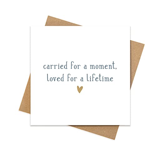 Manta Makes miscarriage bereavement card | memorial bereavement sympathy card | miscarriage baby loss | baby memorial keepsake remembrance card