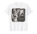 Funny Rabbit Bunny Selfie with Bigfoot Easter Sunday T-Shirt