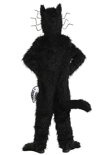 Disfraz completo de gato para niños con cola y capucha miniatura 2