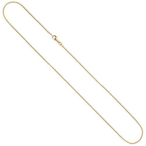 Jobo Damen Rund-Anker-Kette aus 18 Karat 750 Gold 1,5 mm 45 cm