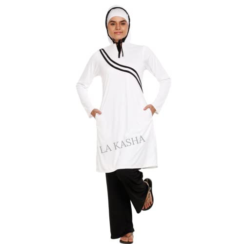 Ensemble de vêtements de sport extensibles en tricot poly LA KASHA taille S femme
