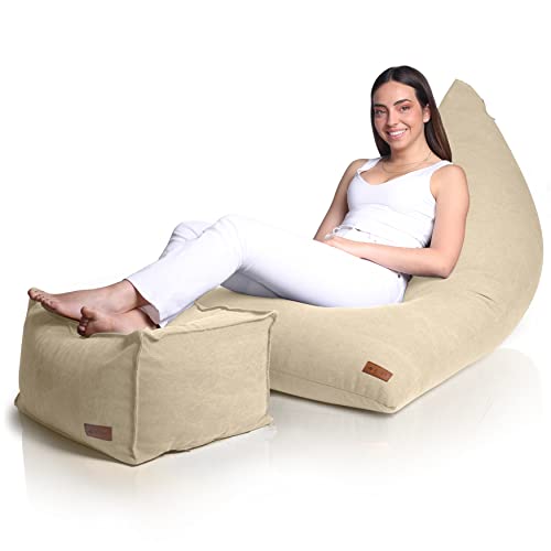 Aiire Puff Salon con Reposapies Moderno