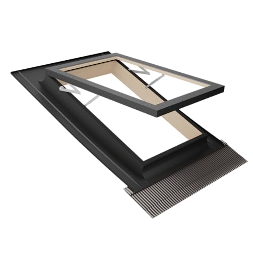 Finestra per tetto COMFORT VASISTAS STAR | Blocco a 90° per comodo accesso al tetto | isolamento 1,6 W/m2K | Vetrata Antigrandine + Antinfortunistica | Made in Italy (78x98 Base x Altezza)