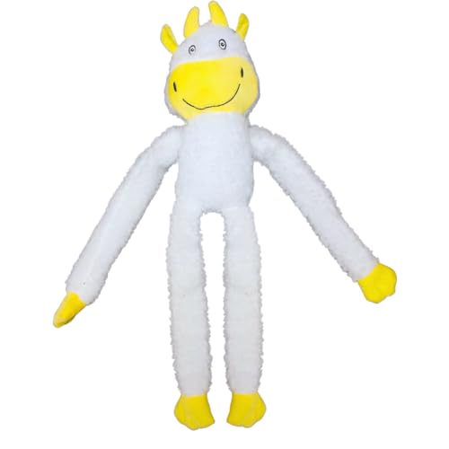 Chalesco Brinquedo Vaca Branca Para Cães