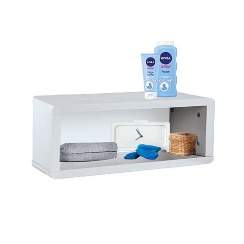 Phoenix Safe Miami 49cm Wall Shelf, White
